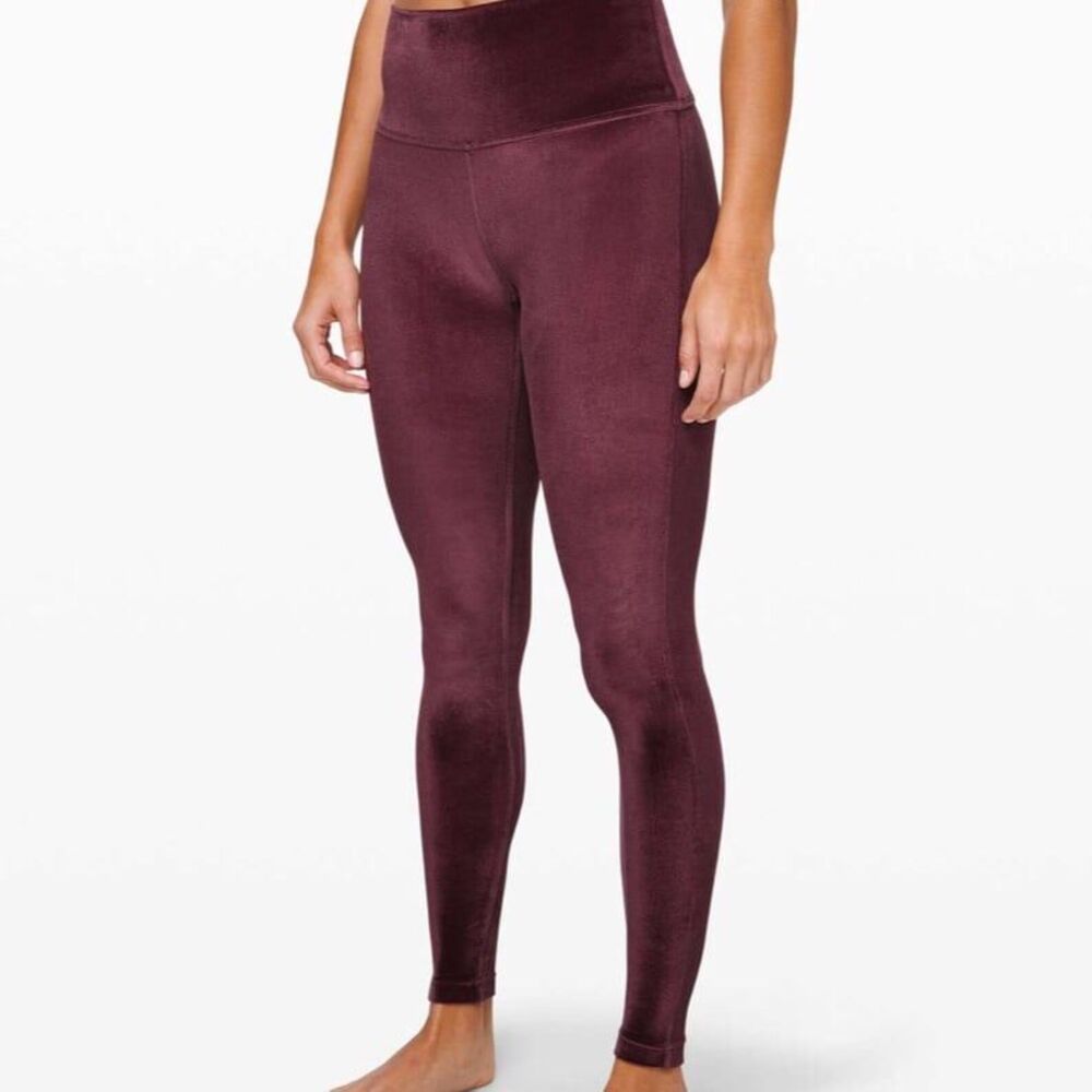 Lululemon Wunder Lounge High-Rise Tight 28" *Velvet Garnet (8) #253